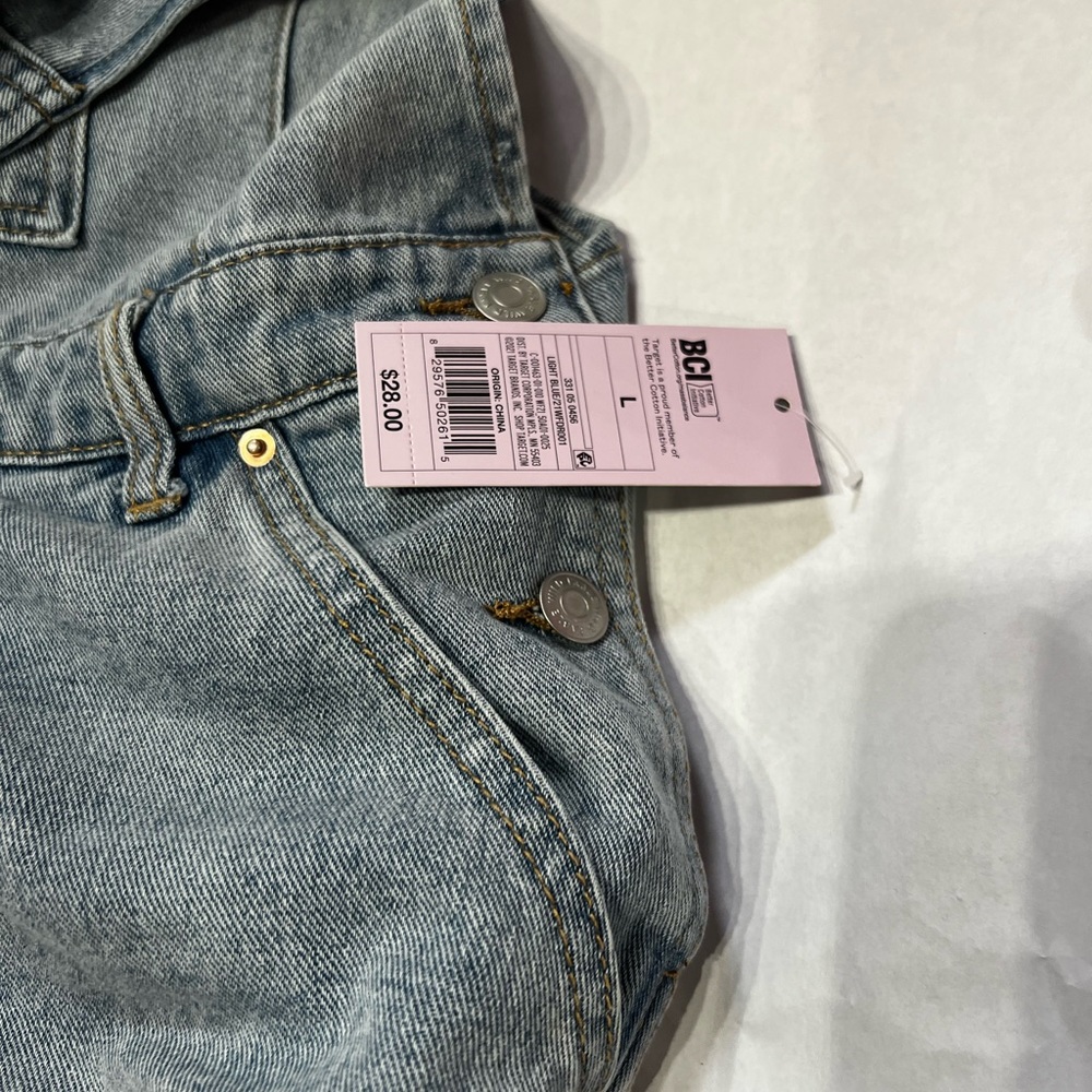 Women’s Ripped Jean Overalls